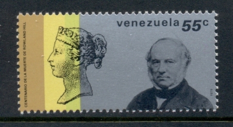 Venezuela-1979-Sir-Rowland-Hill-Death-Centenary-MUH