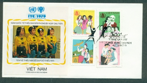 Vietnam-1979-IYC-International-Year-of-the-Child-FDC-lot32051