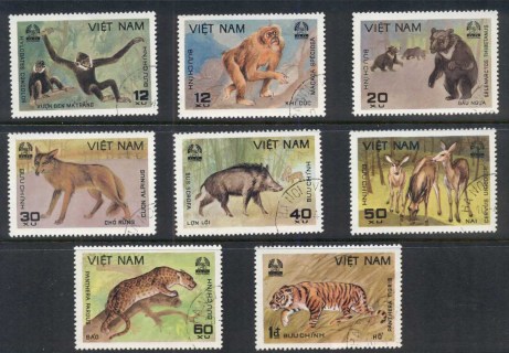 Vietnam-1981-Animals-from-National-Park-CTO