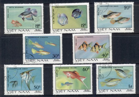 Vietnam-1981-Ornamental-Fish-CTO