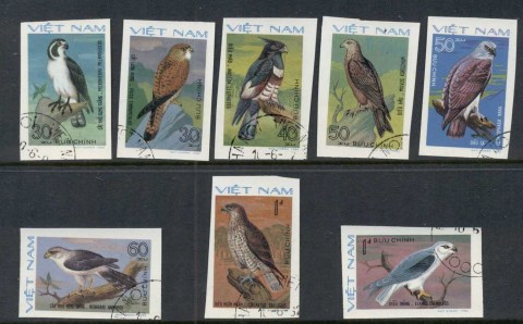 Vietnam-1982-Birds-of-Prey-IMPERF-CTO