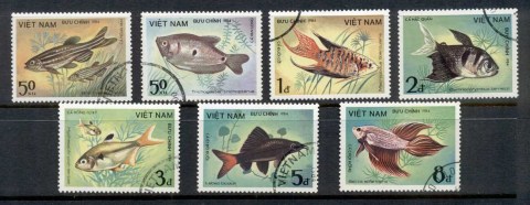 Vietnam-1984-Freshwater-Fish-CTO