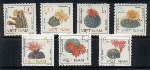 Vietnam-1985-Cacti-Flowers-CTO