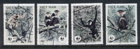 Vietnam-1987-WWF-Gibbons-Monkeys-CTO