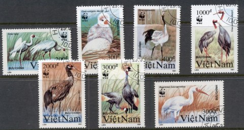 Vietnam-1991-Endangered-Birds-CTO