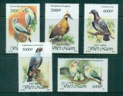 Vietnam-1992-Birds-MUH-lot83723