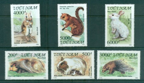 Vietnam-1992-Rodents-MUH-lot83722