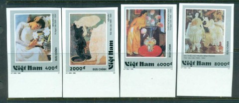 Vietnam-1995-Paintings-of-Women-IMPERF-MUH-lot82846