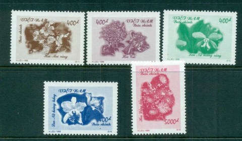 Vietnam-1996-Flowers-MUH-lot82868