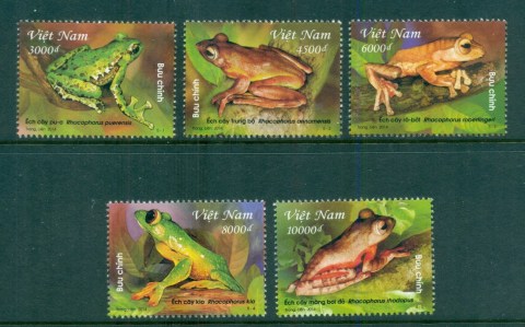 Vietnam-2014-Tree-Frogs-MUH-lot82605