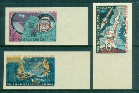 Vietnam-North-1962-Vostok-3-Space-Flights-IMPERF-MUH-lot83645