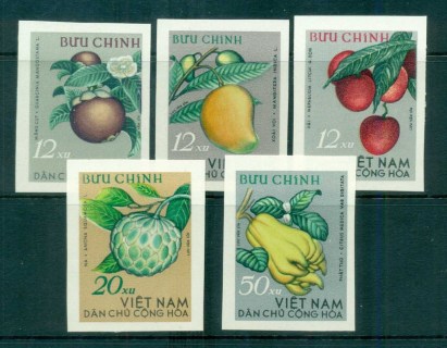 Vietnam-North-1964-Fruits-IMPERF-MUH-lot83667