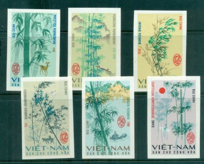 Vietnam-North-1967-Bamboo-IMPERF-MUH-lot83687