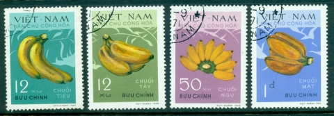 Vietnam-North-1970-Fruit-Bananas-FU-lot33832