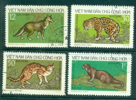 Vietnam-North-1973-Wild-Animals-FU-lot33849