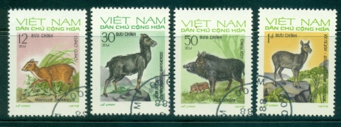 Vietnam-North-1973-Wild-Animals-FU-lot33937