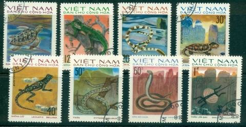 Vietnam-North-1975-Reptiles-FU-lot33883