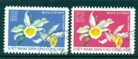 Vietnam-North-1976-Lan-Hoang-Thao-Orchid-FU-lot33842