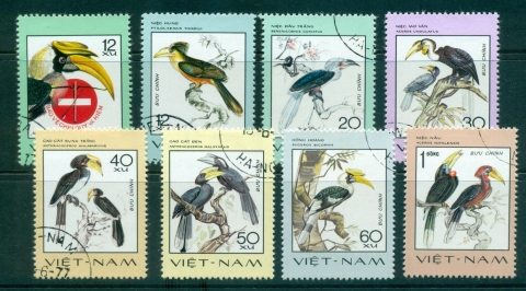 Vietnam-North-1977-Rare-Birds-FU-lot33915