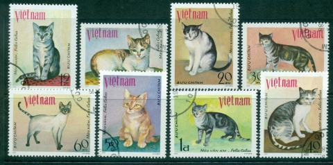 Vietnam-North-1979-Cats-FU-lot33897