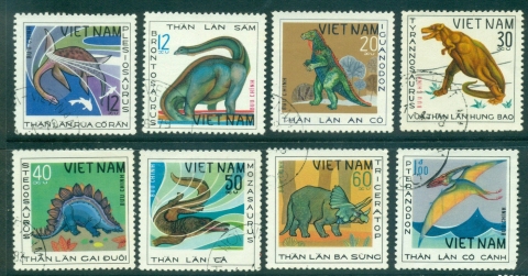 Vietnam-North-1979-Dinosaurs-FU-lot33893