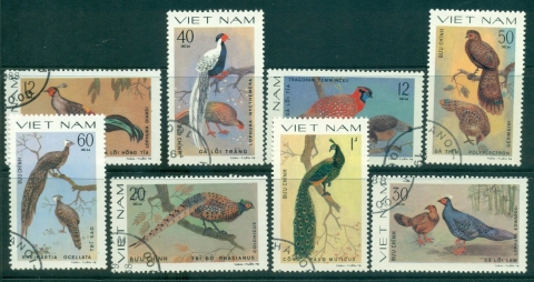 Vietnam-North-1979-Ornamental-Birds-FU-lot33898