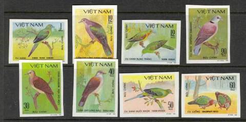 Vietnam-North-1981-Birds-Imperf-MUH-Lot11429