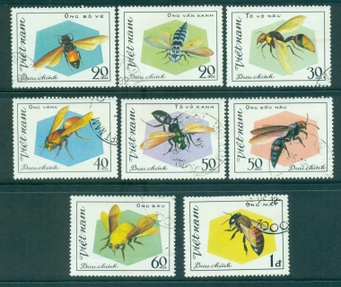 Vietnam-North-1982-Bees-Wasps-FU-lot33900