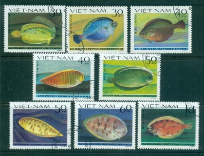 Vietnam-North-1982-Fish-FU-lot33929