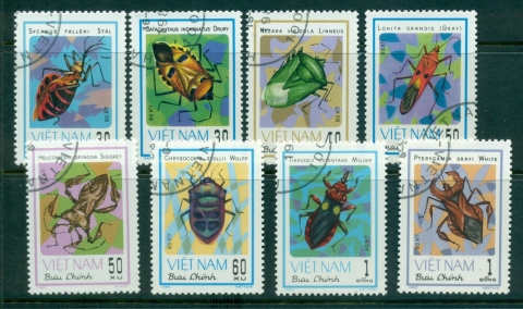 Vietnam-North-1982-Insects-FU-lot33891