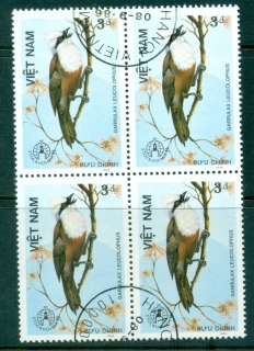 Vietnam-North-1986-3d-Bird-Blk-4-FU-lot33888