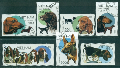 Vietnam-North-1989-Dogs-FU-lot33901