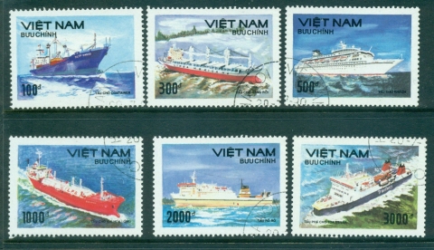 Vietnam-North-1990-Modern-Ships-CTO-lot33887