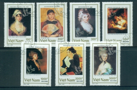 Vietnam-North-1990-Paintings-FU-lot33912