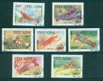 Vietnam-North-1991-Shellfish-FU-lot33920