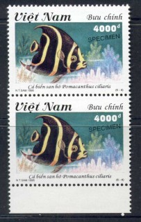 Vietnam-1995-Fish-4000d-Specimen-pr-MUH