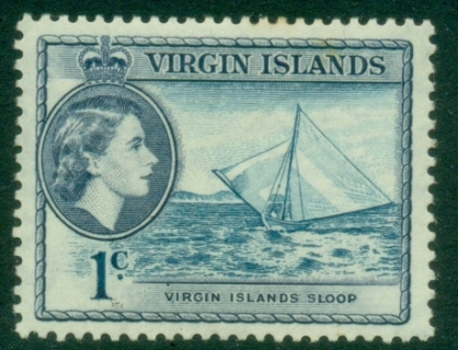 Virgin-Is-1956-QEII-Pictorial-1c Virgin Islands sloop