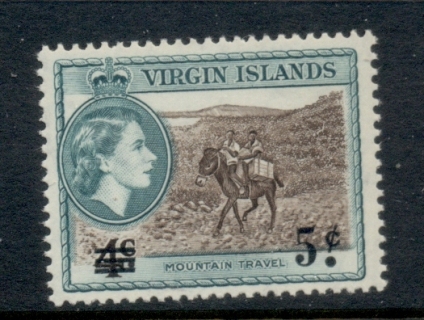 Virgin-Is-1962-QEII-Pictorial-Surch-5c-on-4c-MUH