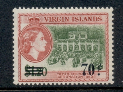 Virgin-Is-1962-QEII-Pictorial-Surch-70c-on-1-20-MUH