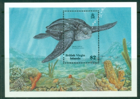 Virgin-Is-1988-Marine-Life-Trunk-Turtle-MS-MLH