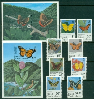 Virgin-Is-1991-Insects-Butterflies-2x-MS-MLH