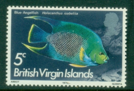 Virgin-Is-1975-Pictorial-Fish-5c-Blue-Angelfish-MLH