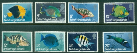 Virgin-Is-1977-Marine-Life-Fish-Reissued-dated-1977-MLH