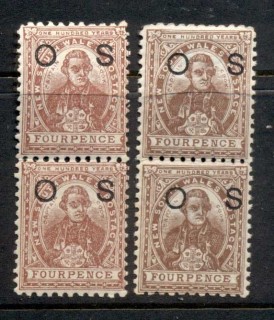 NSW-1888-89-Capt-Cook-4d-brown-red-brown-opt-OS-pr-MUH