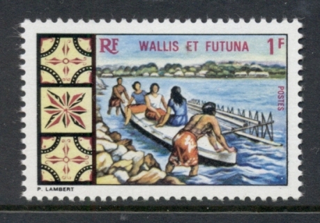 Wallis-Futuna-1969 Outrigger Canoe