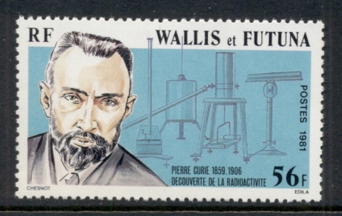 Wallis-Futuna-1981 Pierre Curie, Radioactivity