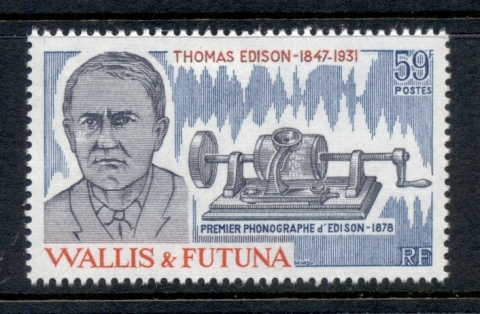 Wallis-Futuna-1981 Thomas Edison, Phonograph