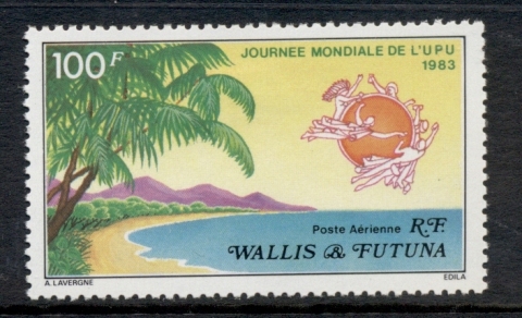 Wallis-Futuna-1983 World UPU day