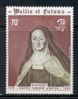 Wallis-Futuna-1984 St Theresa of Jesus of Avila Espana 84