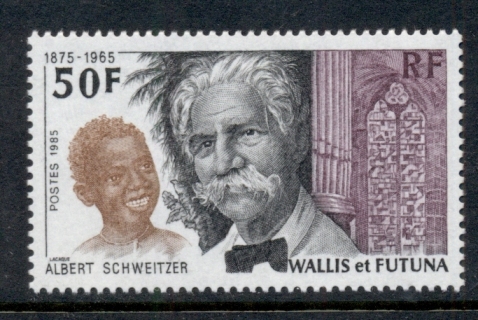 Wallis-Futuna-1985 Dr. Albert Schweitzer